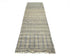 10 Feet Moroccan Gray Hand Woven Wool Runner Rug